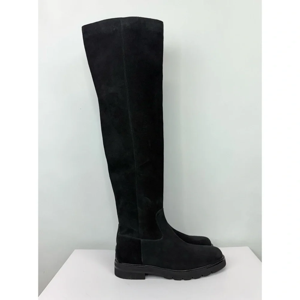 New Stuart Weitzman Chicago Suede Over The Knee Boots Sz US 7